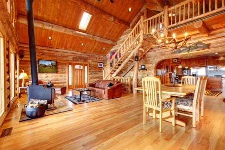 double wood interior design