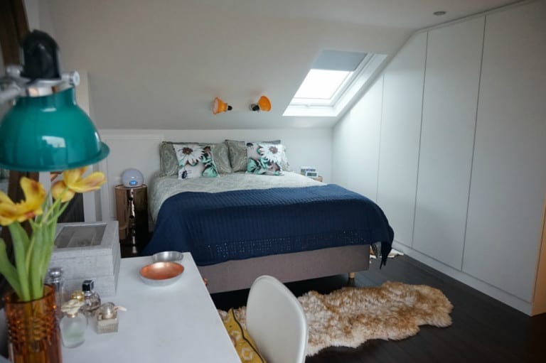 Attic conversion bedroom