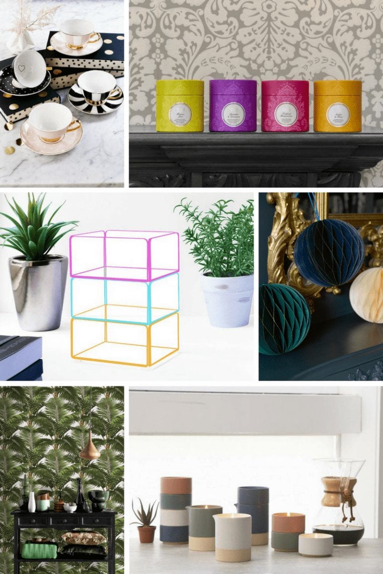 A stunning collage of pictures showcasing the wide range of home decor items exhibited at Autumn Fair 2017.