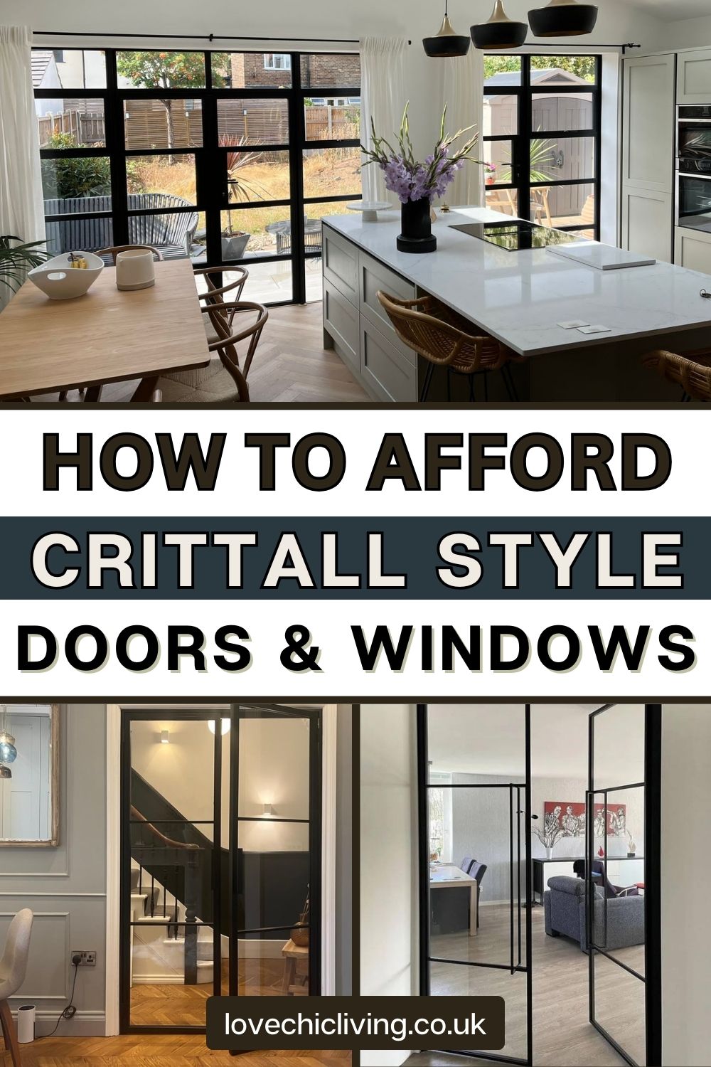 Affordable Crittall style doors and windows.