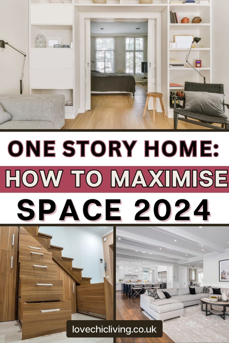 How to Maximise Space in a One Story House - Love Chic Living